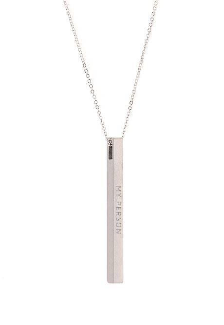 Collar de Barra  You're my person - Plata Daniel Moksha
