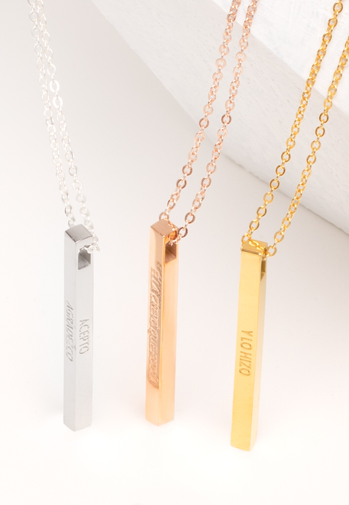 Collar de Barra  Fe esperanza amor - Daniel Moksha