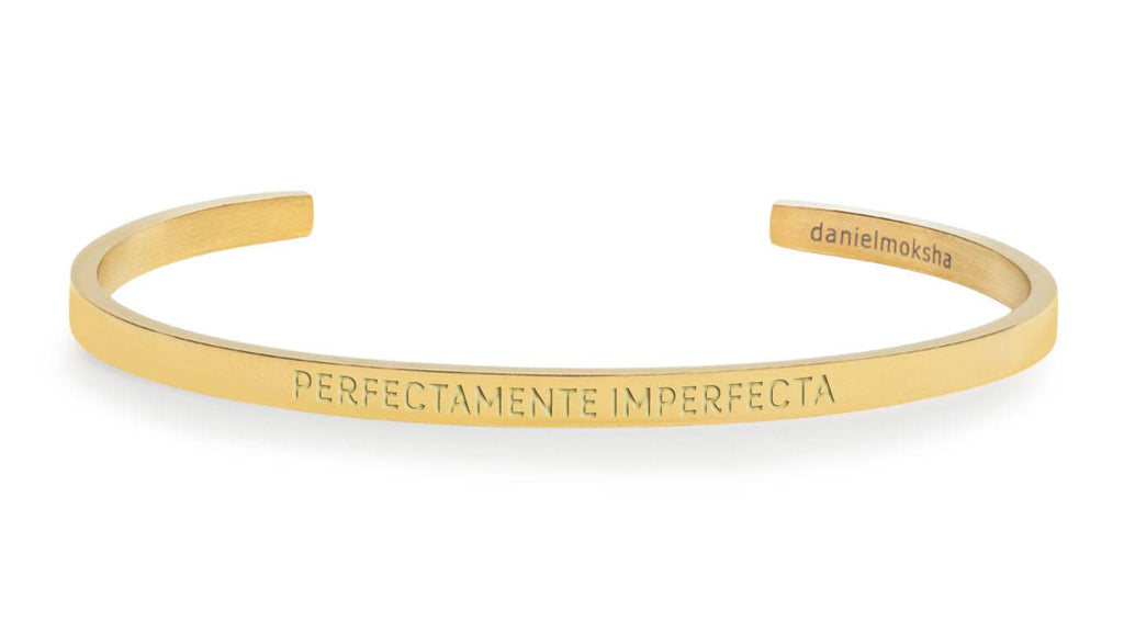 Pulsera Perfectamente imperfecta (sin tinta) Oro Daniel Moksha