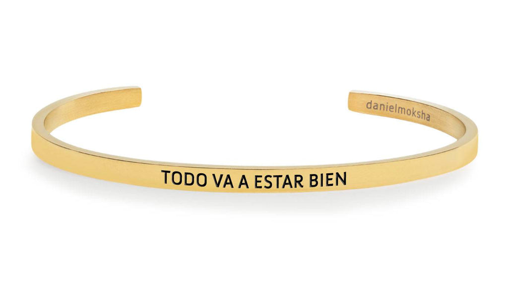 Pulsera Todo va a estar bien Oro Daniel Moksha